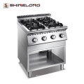 Mesa Top x Série Cozinha Gas Range 6 Burner With Cabinet